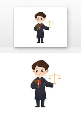 律師咨詢日卡通元素